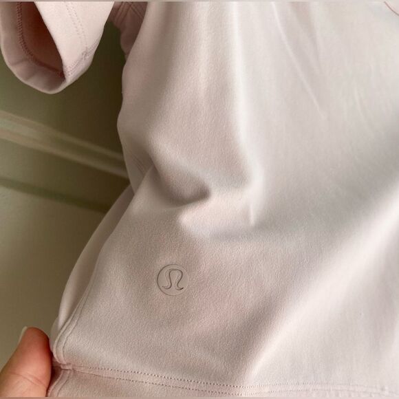 Lululemon Get Centred Short Sleeve Misty Pink Size 8 - Picture 7 of 12